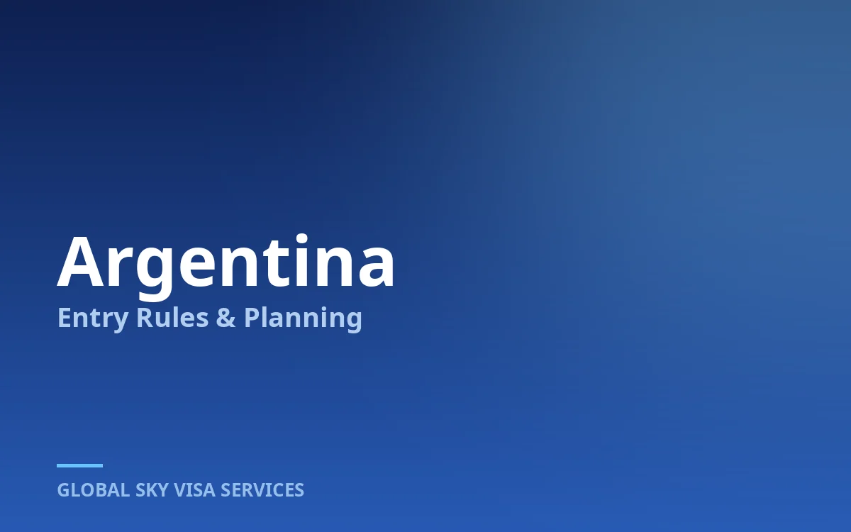 Argentina from the UAE: Entry Rules, Long Flights, and Planning a Trip Worth the Distance